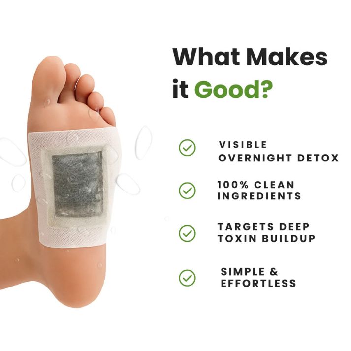Detox Foot Patches (Pack of 2) 20 Pices