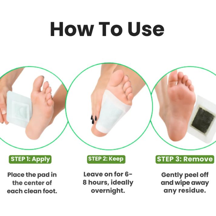 Detox Foot Patches (Pack of 2) 20 Pices