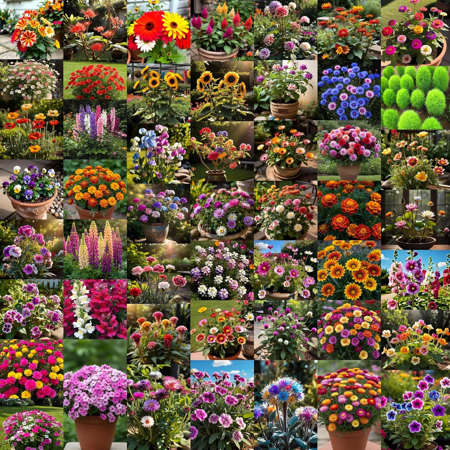 Low-Maintenance Hybrid Flower Seeds Combo