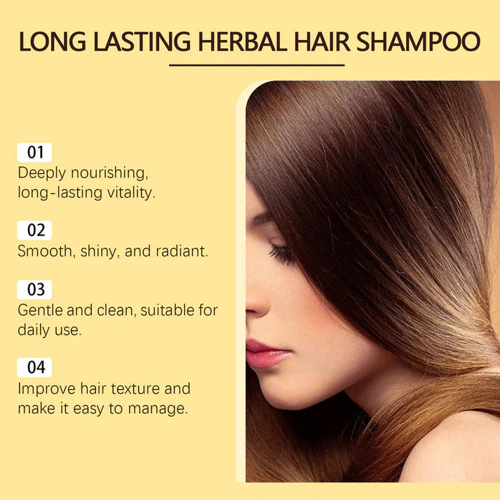 Long Lasting Natural Hair Dye Shampoo (Pack of 3)